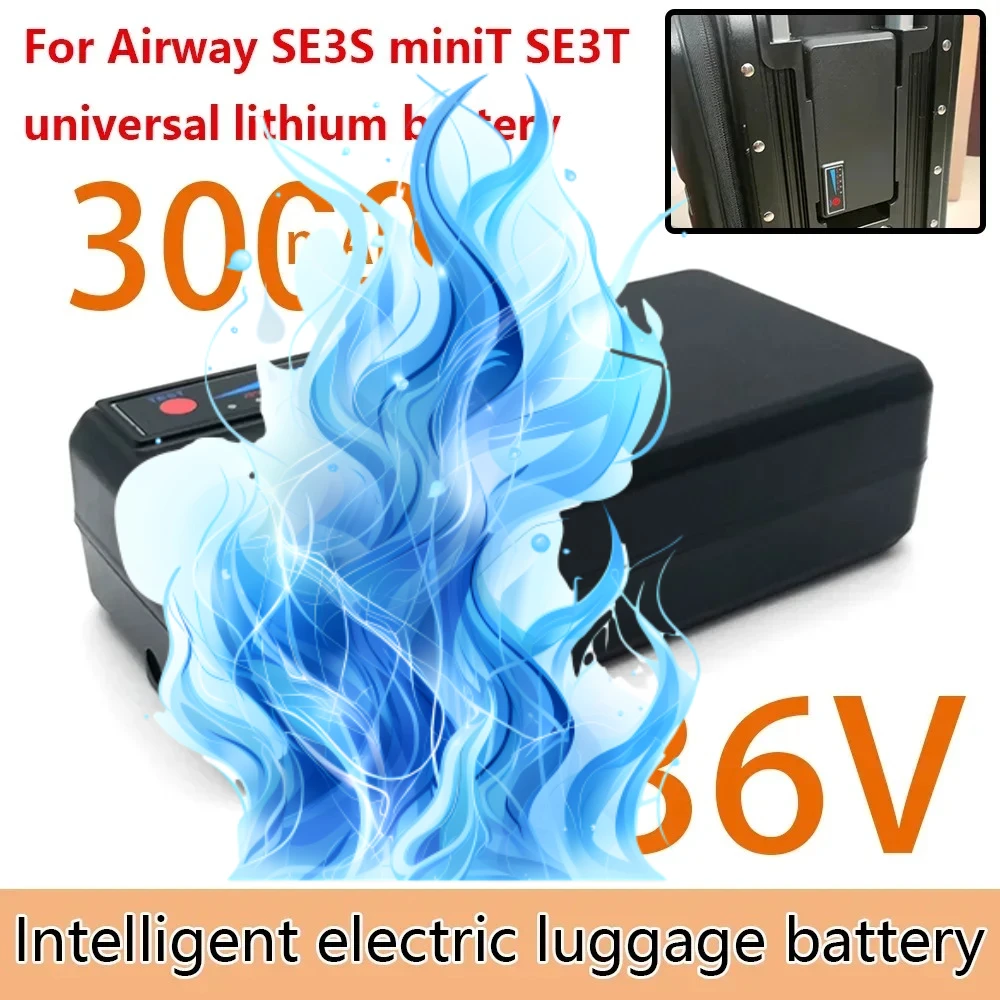 

Lithium battery 36V electric luggage battery 3000mAh For aviation wheels, BEKE boarding case, Airway SE3S miniT SE3T luggage