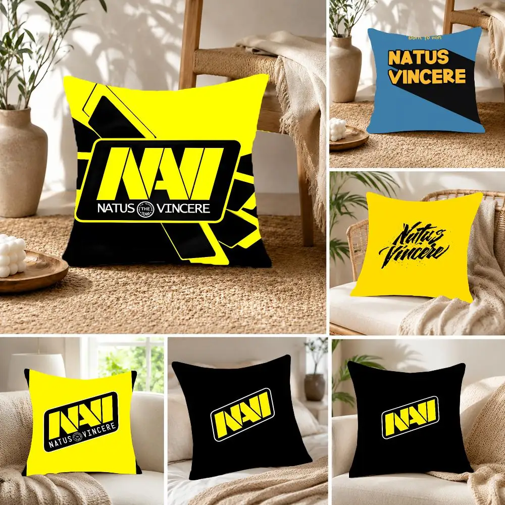 Competitive Esports N-Natus Vincere Cushion Cover Fluffy velvet Nordic style plush Living room sofa decorative