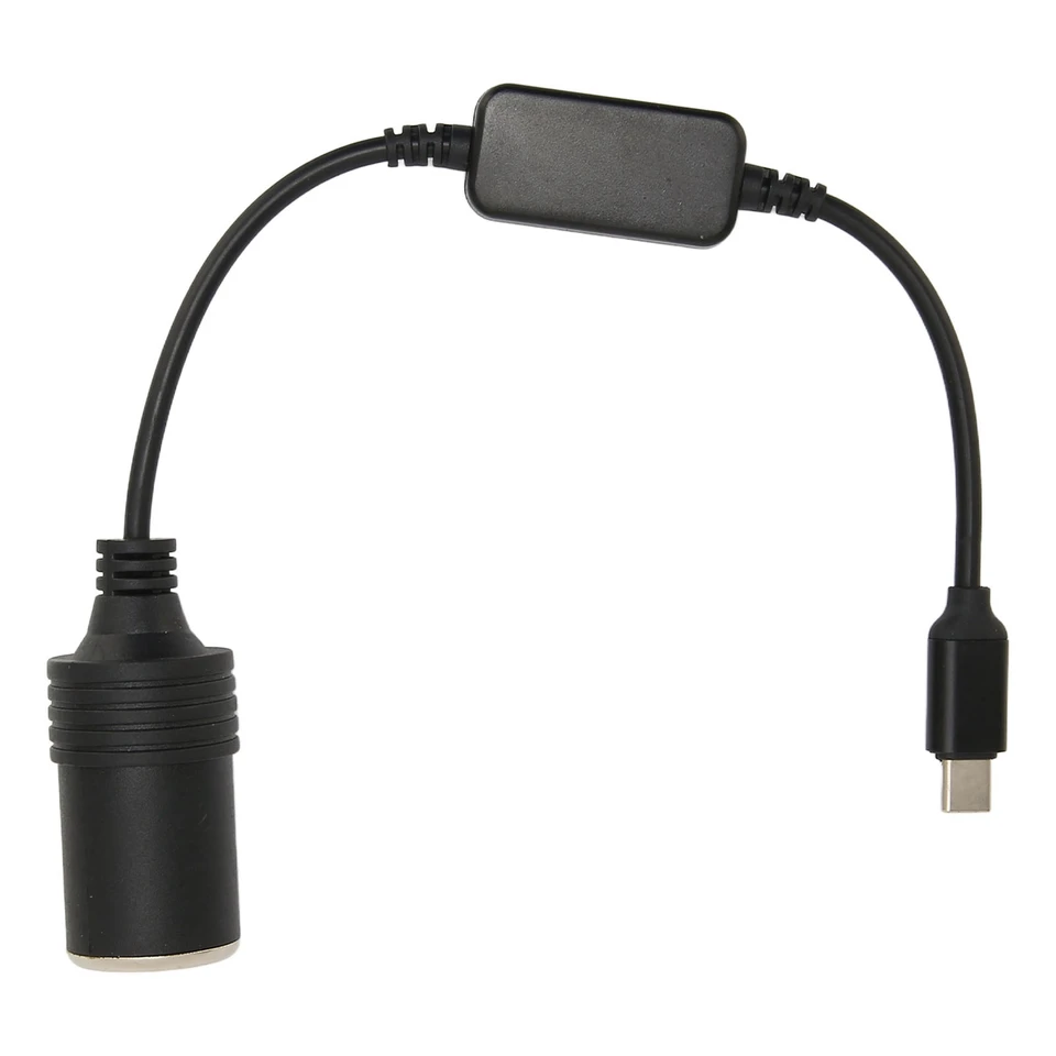 5V Usb C Male To 12V Car Cigarette Lighter, Female Power Adapter Converter, Usb To 12V Dc Adapter