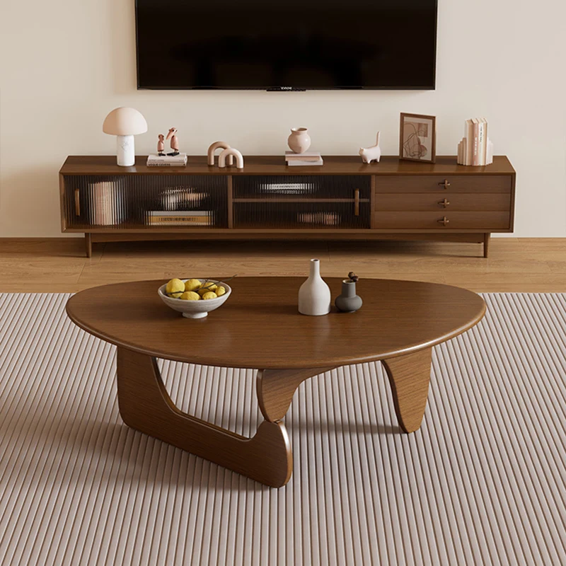 Elegant Stylish Coffee Table Premium Fashionable Minimalist Luxury Side Table Simple Aesthetic Table Basse Bois Furniture