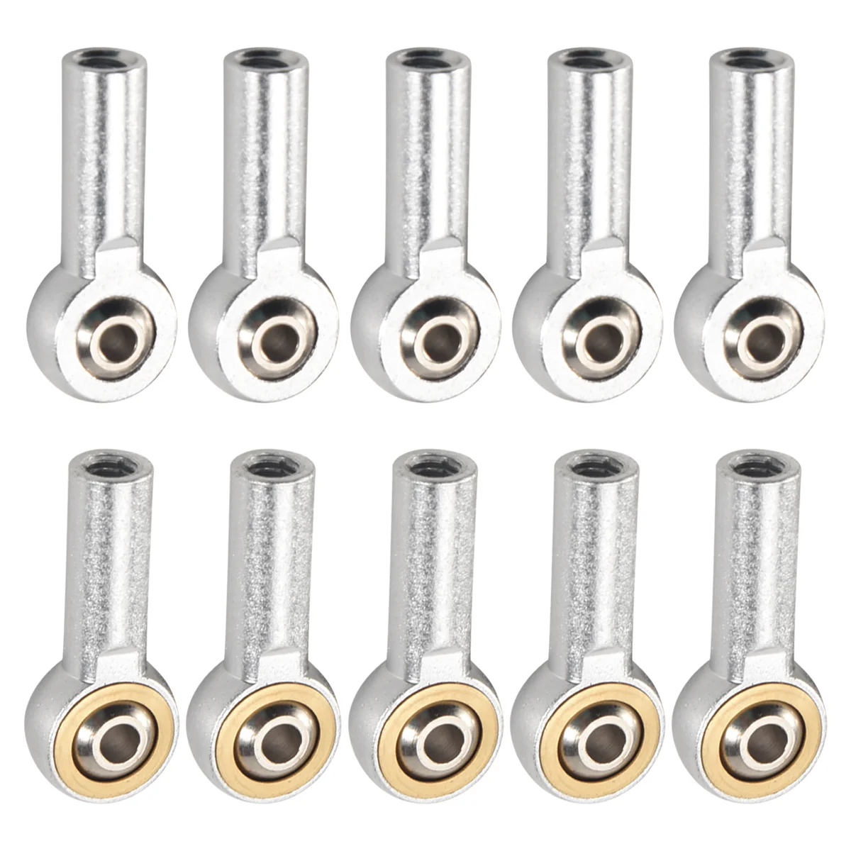 10 قطعة M4 المعادن التعادل دفع ربط قضيب نهاية مشتركة الكرة رئيس حامل ل 1/10 مركبة يتم التحكم بها عن بُعد عربات التي تجرها الدواب الزاحف سيارة A002