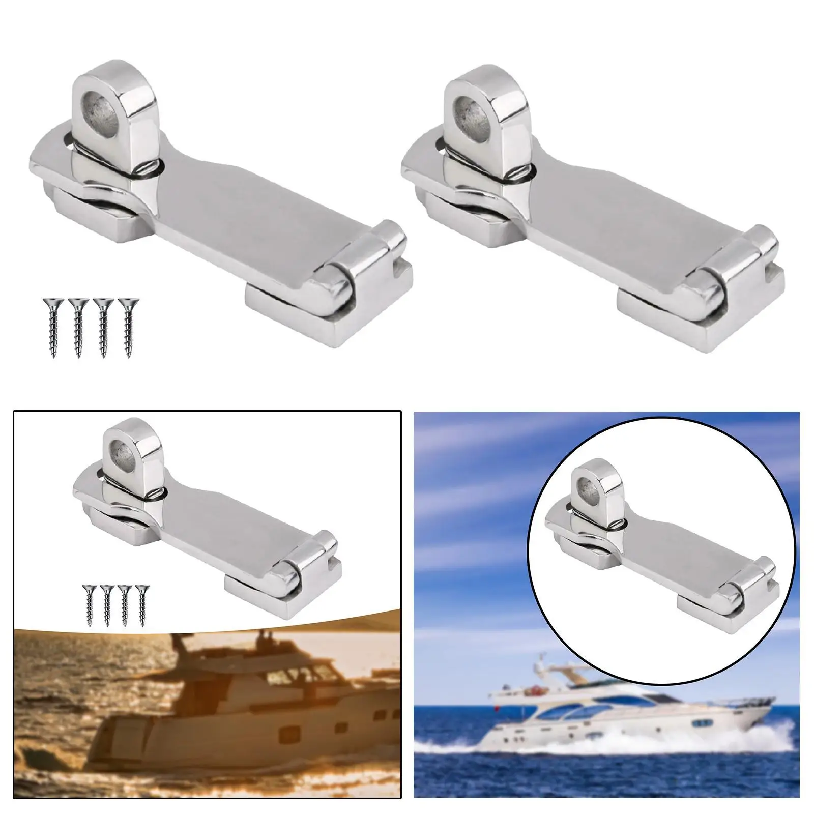 

Boat Latch Stainless Steel Padlock Replacement Yacht Hardware Accessories Rust