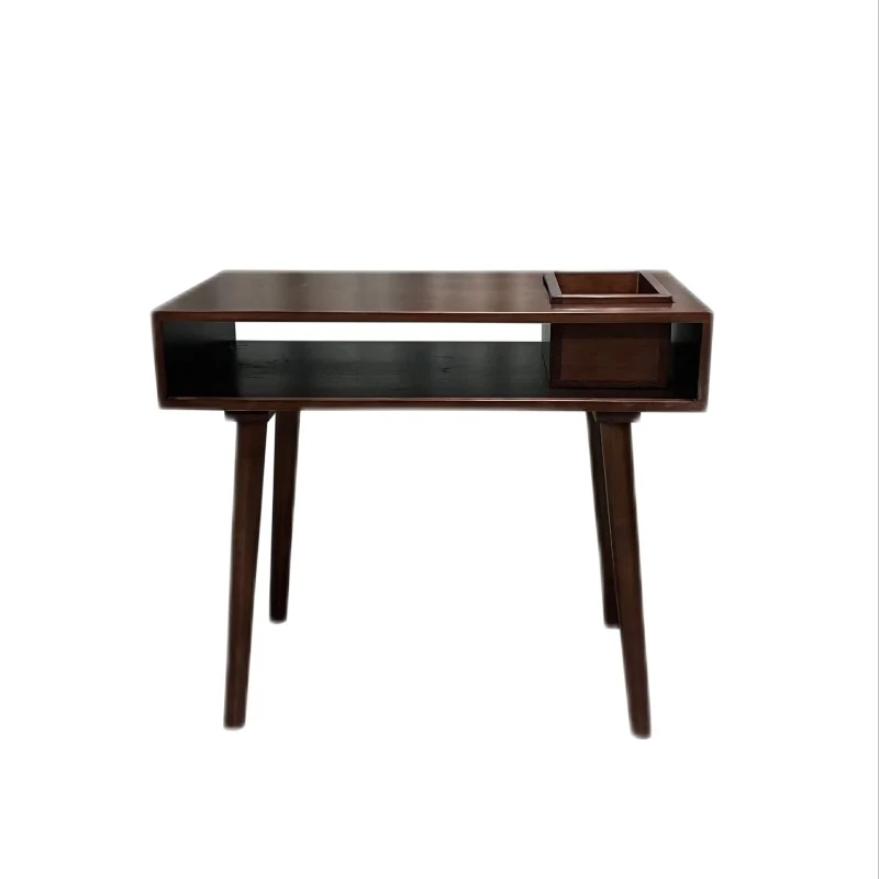 American Vintage Manicure Nail Table Rustic Practical Classic Manicure Nail Table Rectangle Design Mesa Salon Furniture