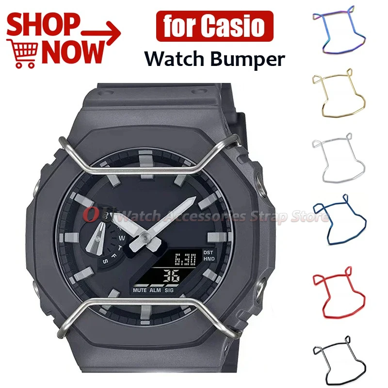 For Casio Metal Watch Bumper for DW5600/5610//5035/6900 GA2100/100 GX56 GW6900 Anti-collision Protector Bezel Watch Accessories