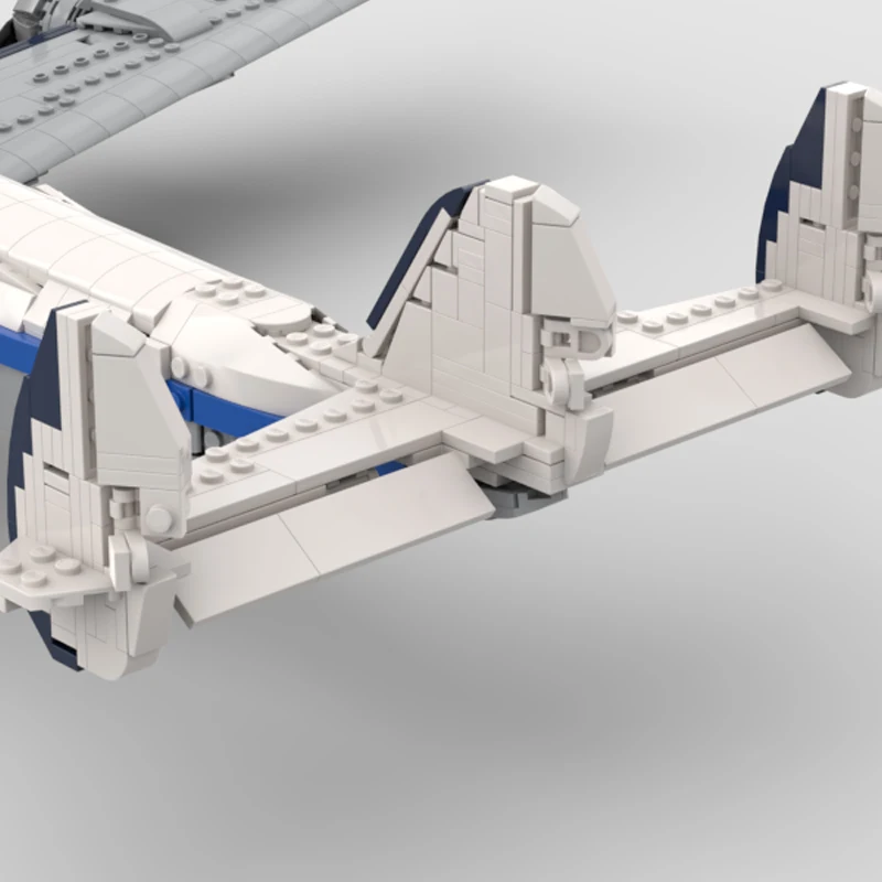 نموذج طائرة عسكرية MOC قوالب بناء L1049 طويلة المدى الطائرات وحدات التكنولوجيا هدية عطلة تجميع ألعاب أطفال دعوى