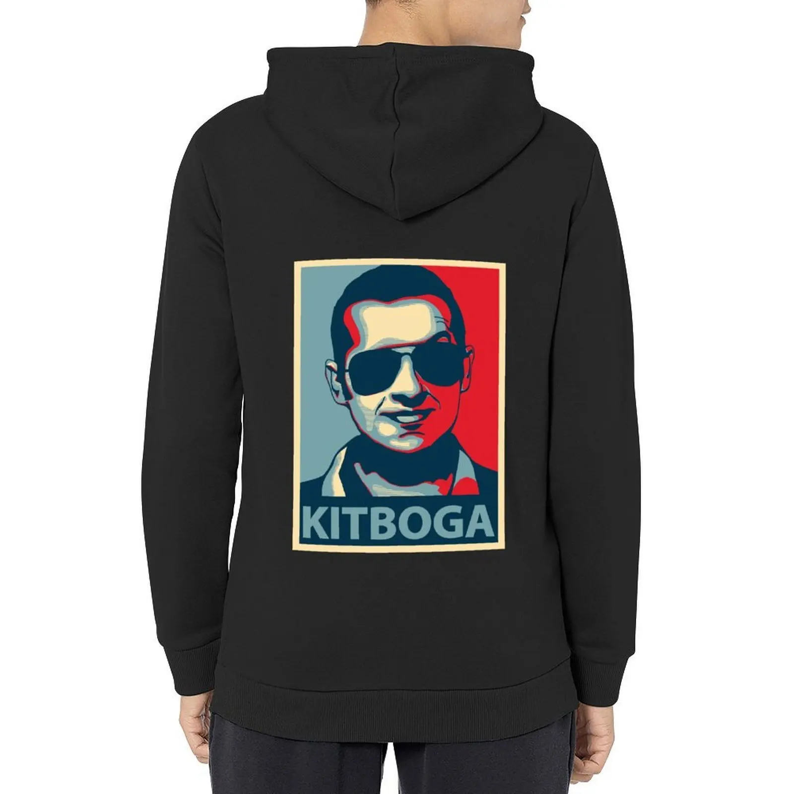 

Kitboga Hope Portrait Hoodie korean clothes male clothes graphic t shirts men men clothing designer hoodies