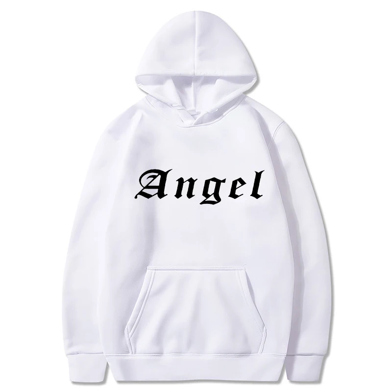 Women Hoodie Pocket Long Sleeve Oversize Angel Printing Women Sweatshirt Autumn Winter Loose Hoodies Letter styles Hooded