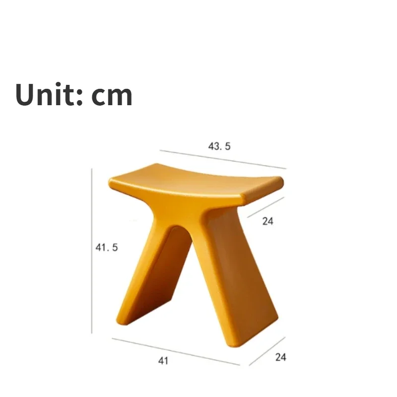 Nordic Household Shoe Changing Stool Creative Small Bench Modern Minimalist Small Stool Low Stool Special-shaped