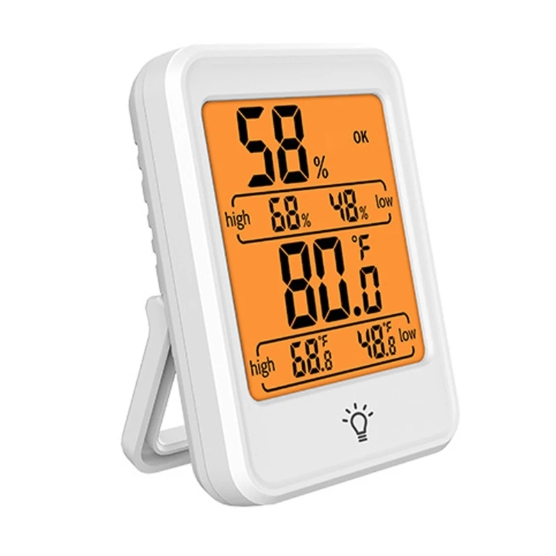 Weather Stations Magnetic Thermometers Hygrometer Digital Temperature Humidity Measurement Meter LCD Display for Home