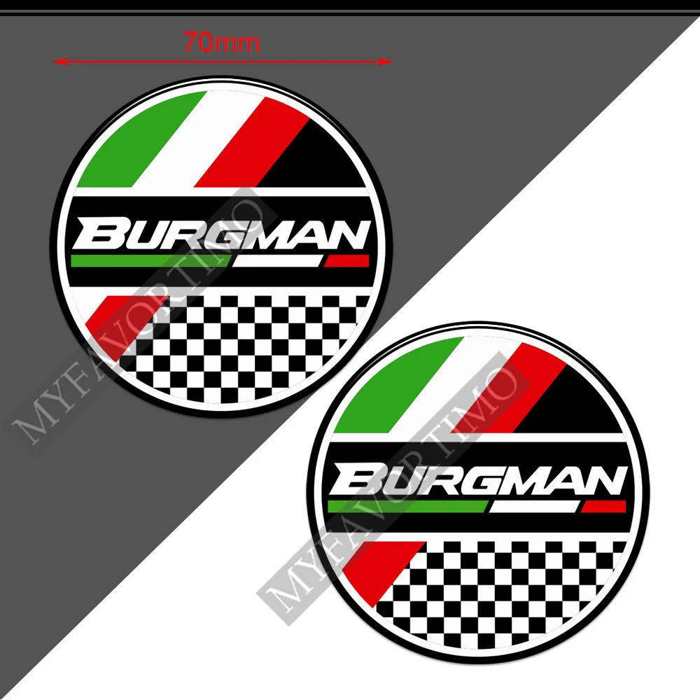 Per Suzuki Burgman AN125 AN200 AN400 AN650 Moto Emblema Distintivo Decalcomanie Scooter Adesivi 125 200 400 650