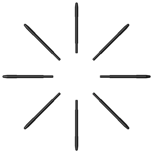Imagen 2 del producto Puntas de repuesto para bolígrafo pasivo XP-Pen PA1 PA2 para XP-Pen Deco Pro,Artist 12 Pro 13,3 Pro 15,6 Pro 22R Pro 24 Pro