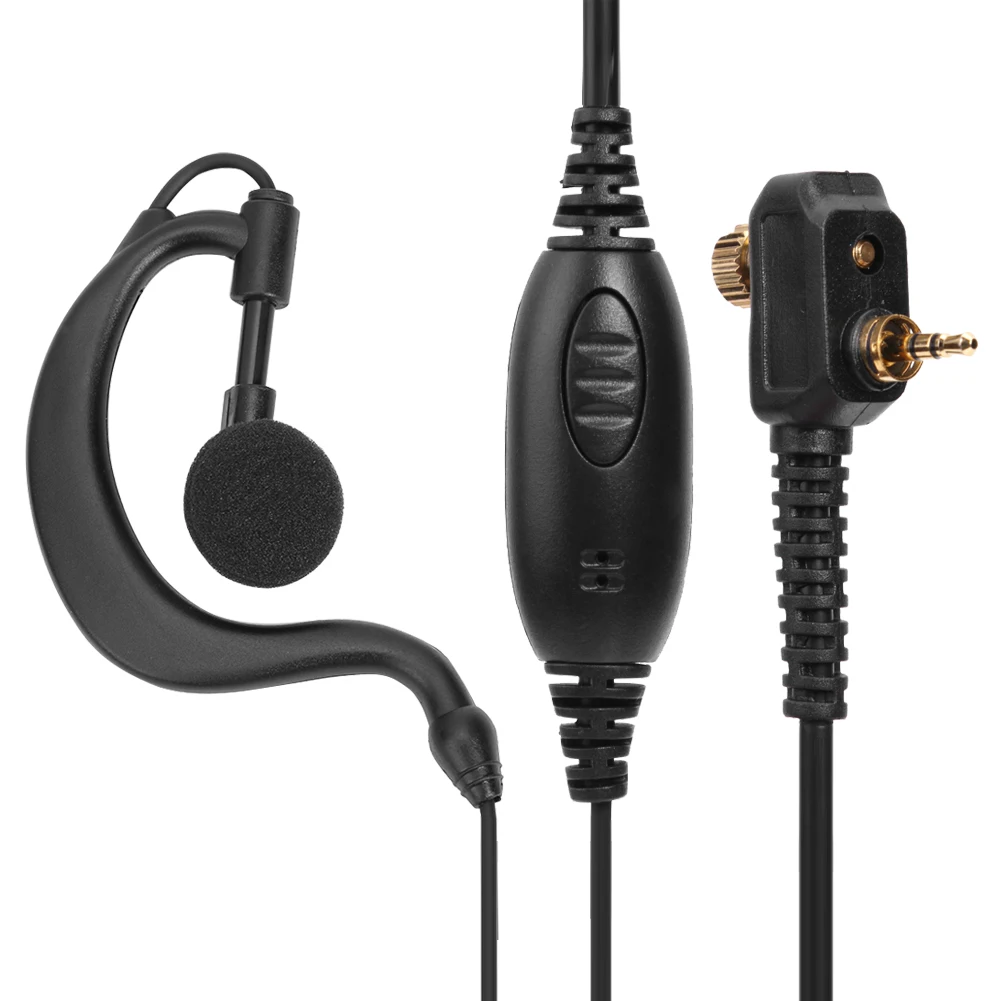 

1 Pin G-Shape 2.5mm Earpiece Headset PTT Mic Earhook for Motorola MTH600 MTH650 MTH600 MTH800 MTH850 MTP850 MTS850