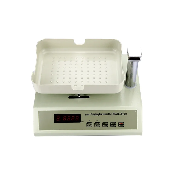 blood bag shaker collection monitor for Blood center use electronic blood volume control weighing scale