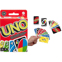 UNO Wild Version Red Family Card Gam 112 Cards Travel-Friendly Makes a Great Game for 7 Year Olds and Up​ toy