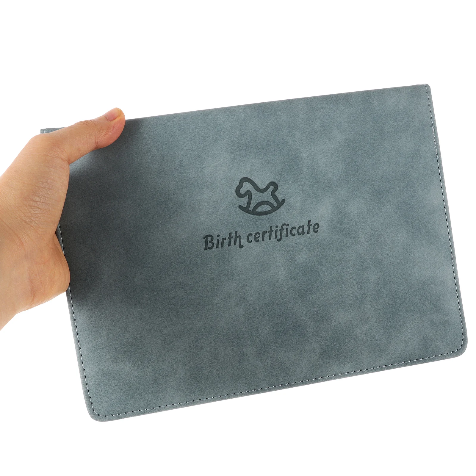 Birth Certificate Cover Vintage Document Organizer Protector Case Folders Storage Skin Sleeve Baby Holder for