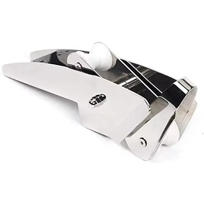 Precision Casting Hinged Self Launching Bow Anchor Roller Pivoting Dual Roller Marine Boat Yacht Fishing Deck Hardware