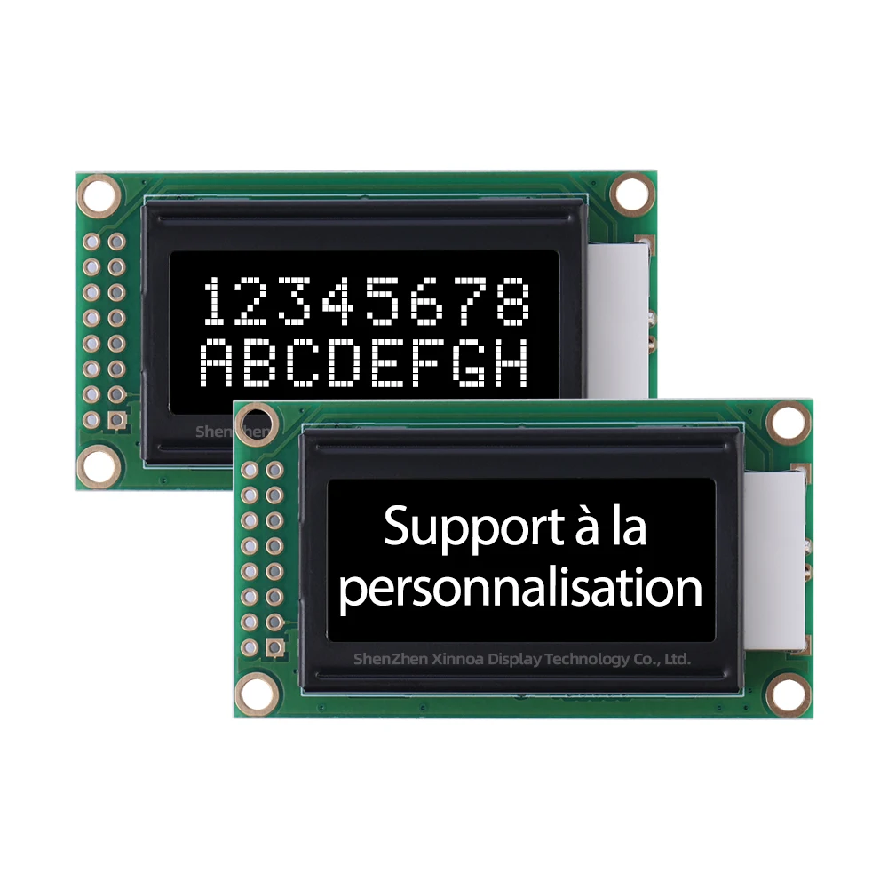 16pin Personage Scherm Lcd-Scherm 02x08 Lcd 0802 8X2 58X32Mm Grijze Film Zwart Letters Europese 0802b Karakter Scherm