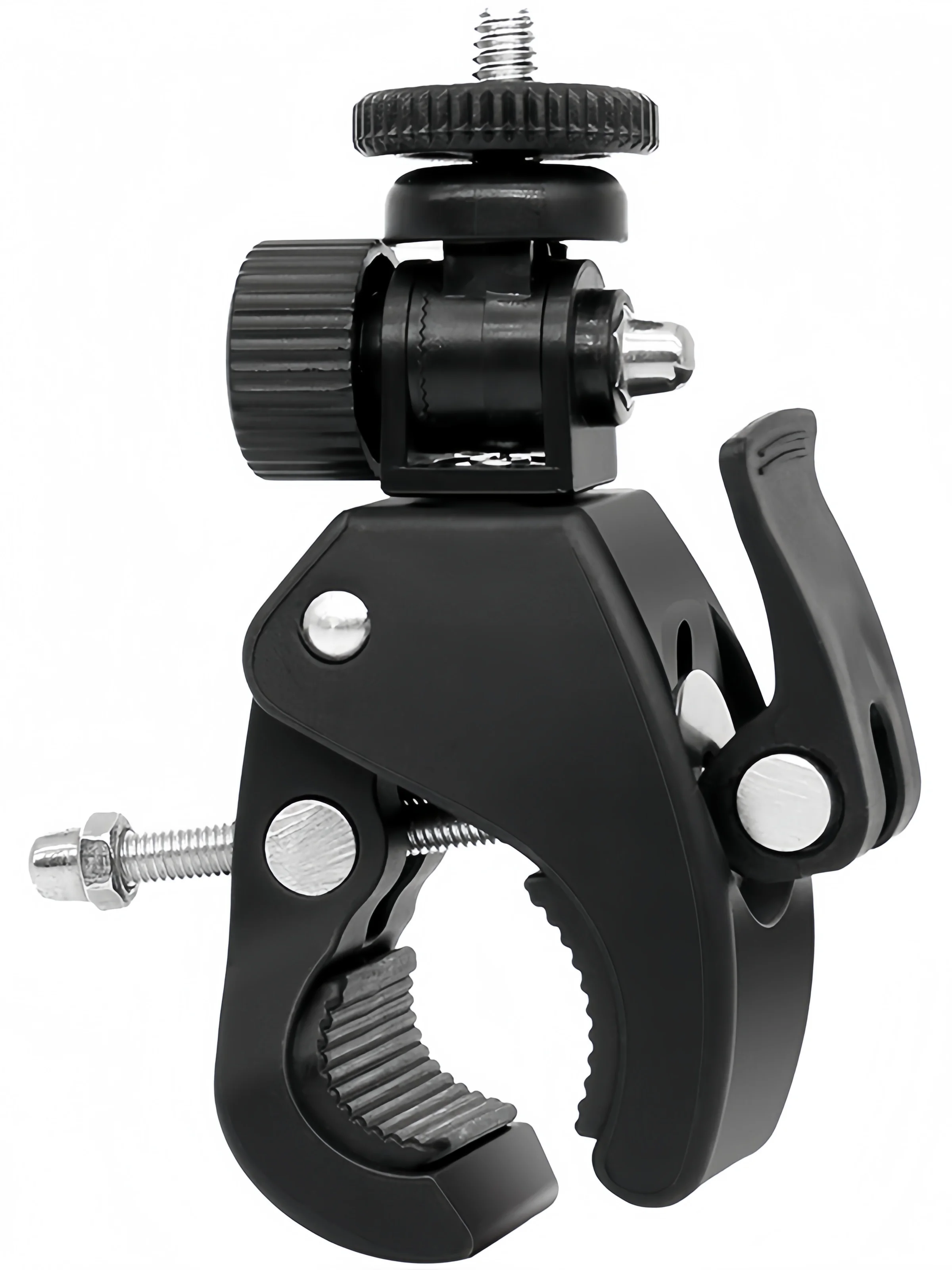 AliExpress NONE Universal 360 Degree Rotating 1/4 Camera DV Bike Bicycle Handlebar Clamp Bracket Tripod Mount Screw Clip For Sport Camera GOPRO