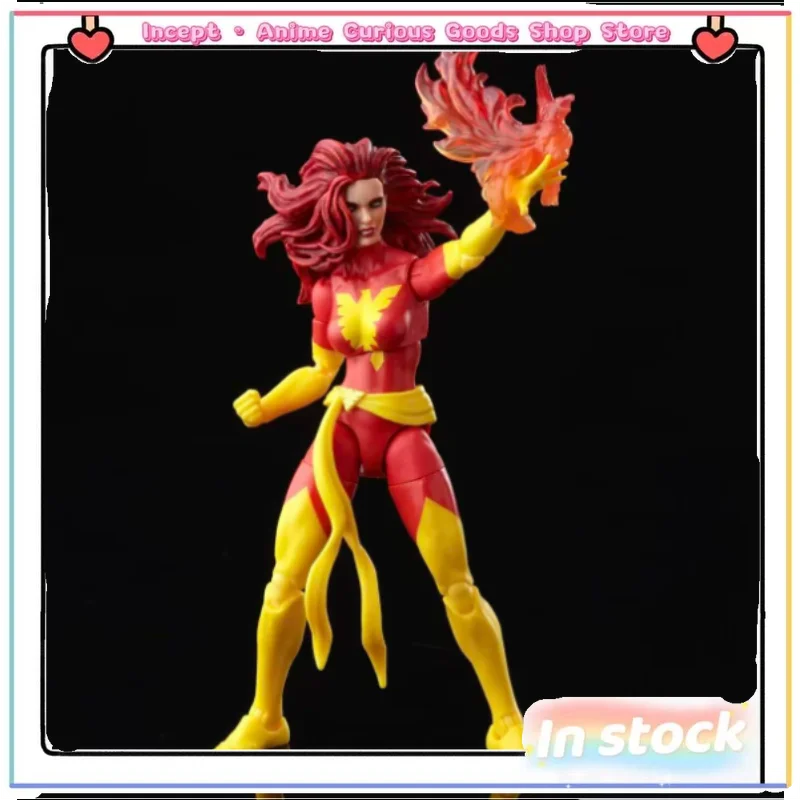 

In Stock Hasbro Marvel Legends Dark Phoenix Qin 6-inch Hanging Card Movable Figure Anime Model Toy Collection Gift