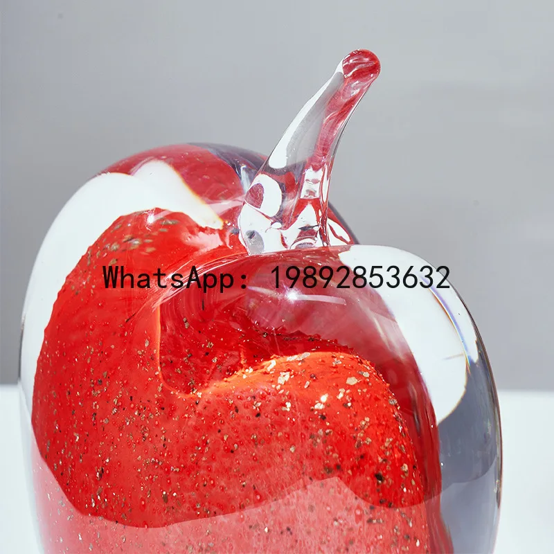 PYJ style versatile modern creative light luxury Ping An fruit glazed ornament