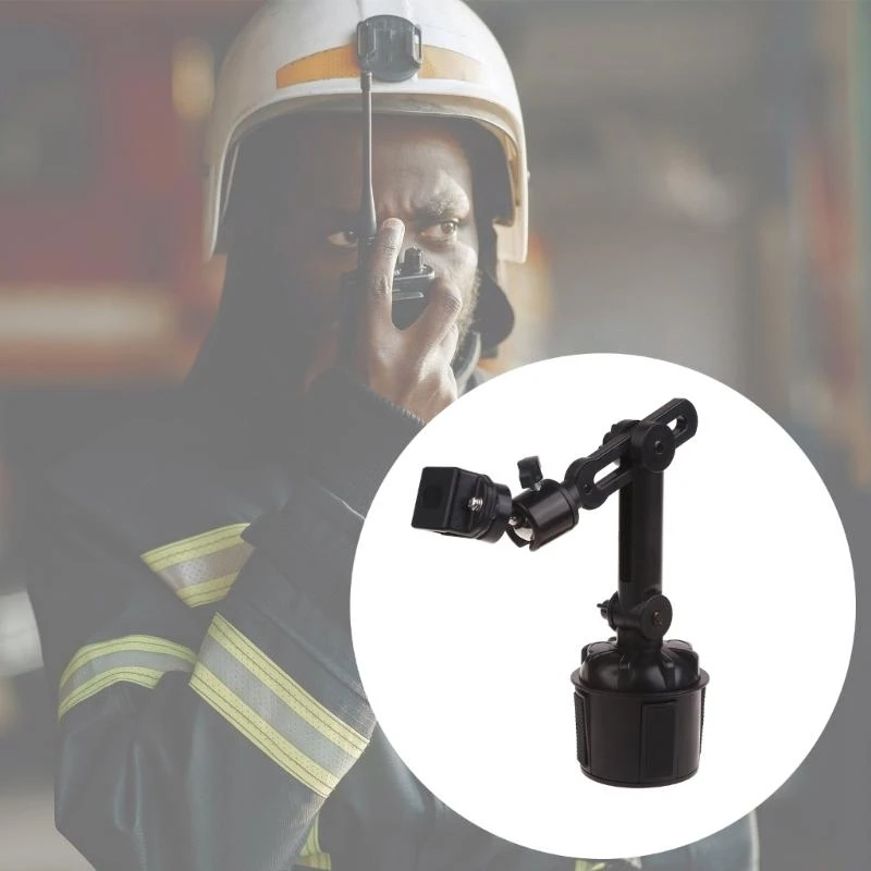 62KA Radio Radio Stand Car Carie Talkie حامل لـ UV5R Yaesu Universal Cup Auto Cup Mount Bracket