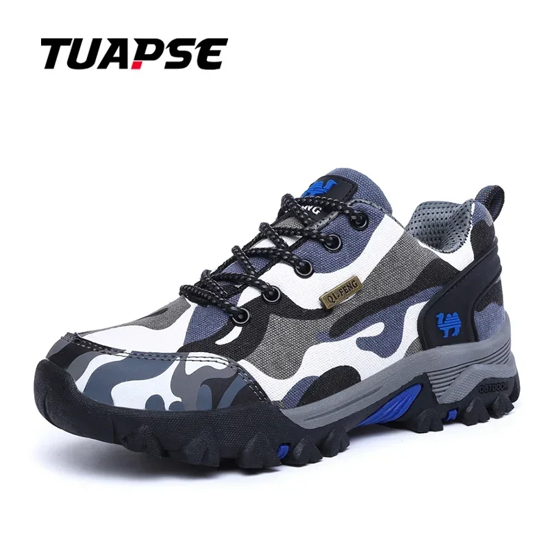 TUAPSE Outdoor Hiking Shoes Unisex Men And Women Climbing Hiking Sport Shoes Breathable Lovers Comfort Camouflag Sports Shoes