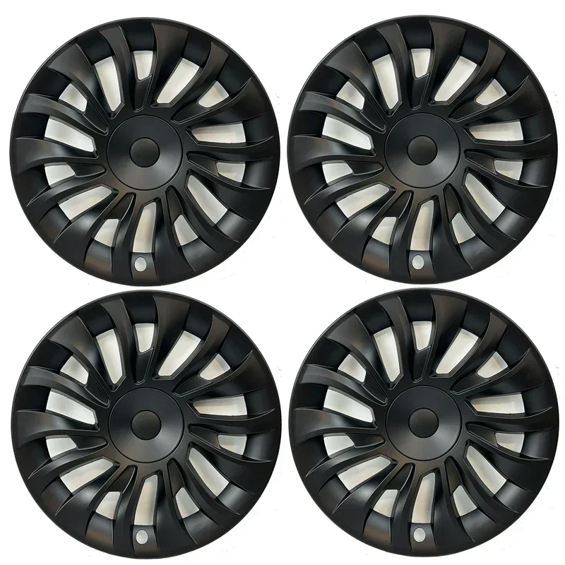 4PCS HubCap Car for Tesla Model 3 2024 Highland 18 Inch Replacement Wheel Cap Automobile Full Rim Cover Accessories Wheel Cover