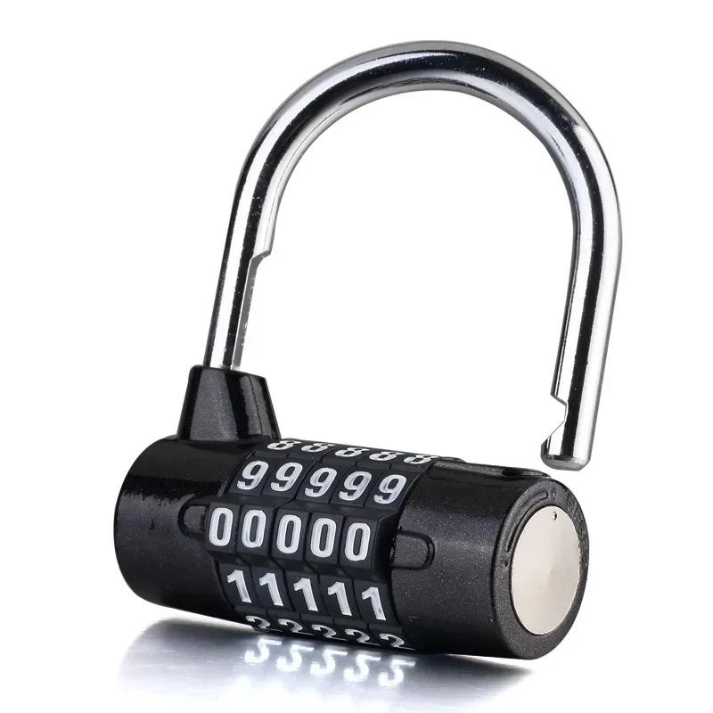 Multifunctional Combination 5 Digit Security Padlock Gym Locker Drawer Luggage Cabinet Toolbox Door Lock Door Padlock