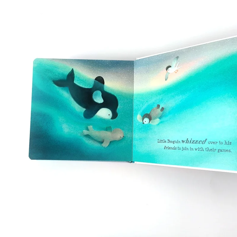 Cheap wholesale Kids little penguin bedtime story Animals board books Publishing children book printing