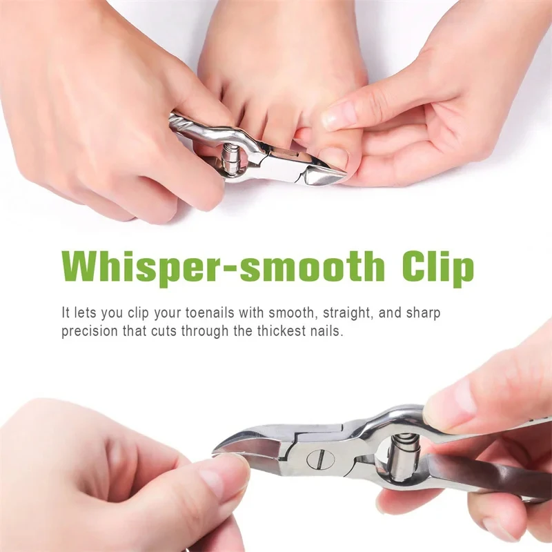 Nail Clippers For Thick Or Ingrown Toenails Super Sharp Long Handle Nail Trimmer Cutter Professional Manicure Pedicure Tools