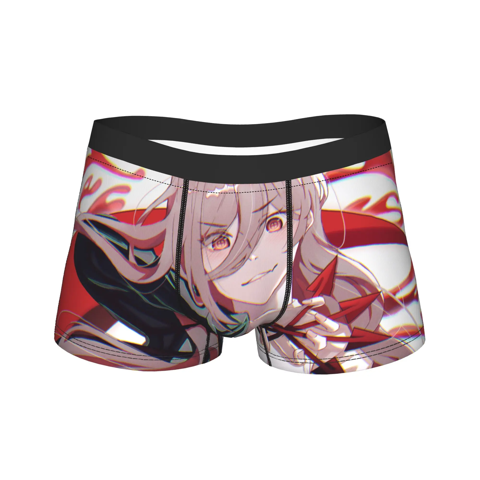 

Anime Chainsaw Man Men's Underwear Reze Boxer Briefs Shorts Panties Funny Breathable Underpants for Male Plus Size