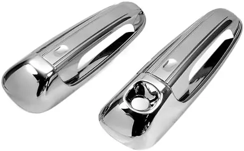 Chrome Side Door Handle Covers 2 DOORS for for Dodge 05-08 Dakota Quad Cab 04-08 Durango 02-08 RAM 1500  2500 3500 Pickup Quad