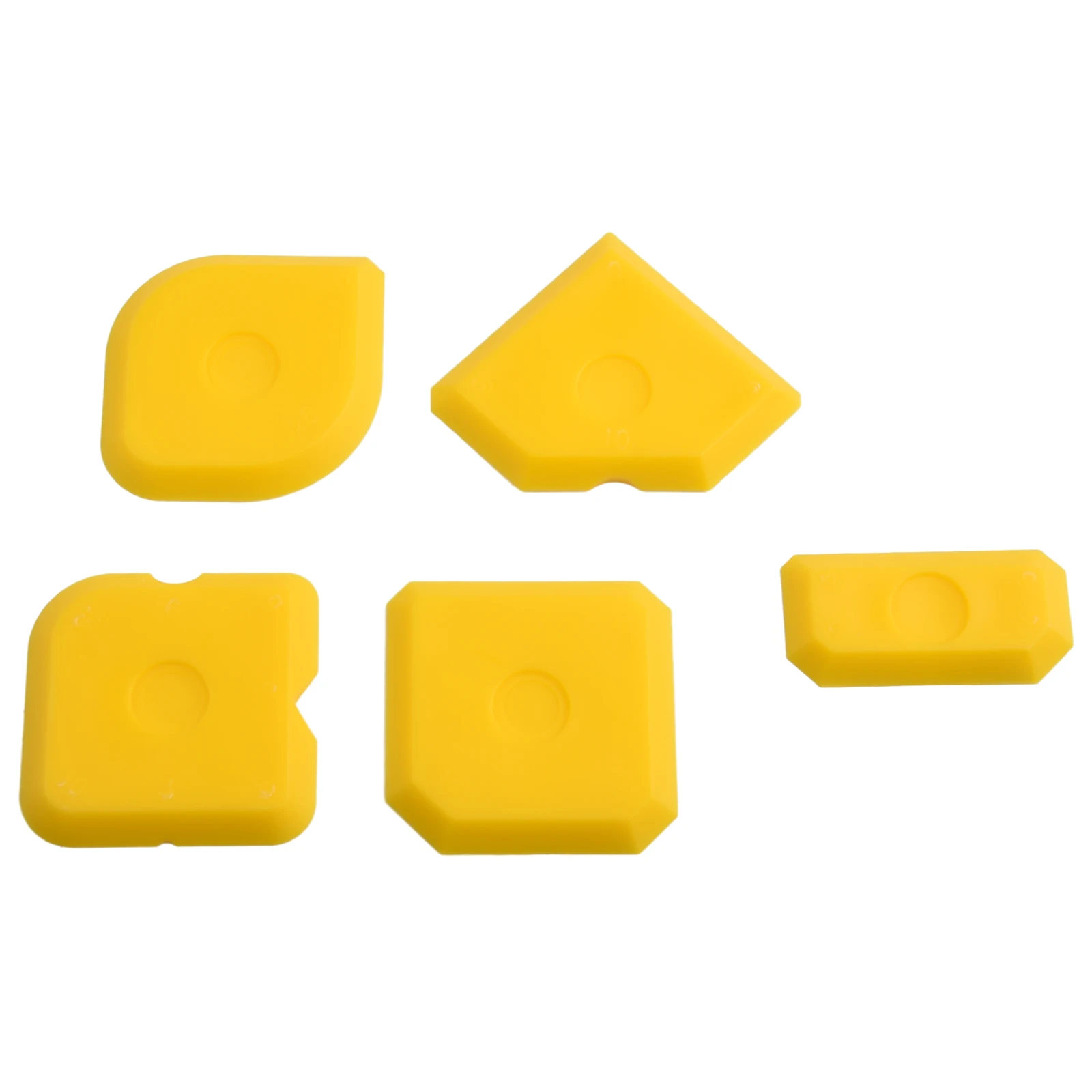 5pcs Silicone Applicators Sealant Tool Spreader Finish Kits Caulk Tile Grout Applicator Home Cleaning Hand Spatula Tool Fixtures