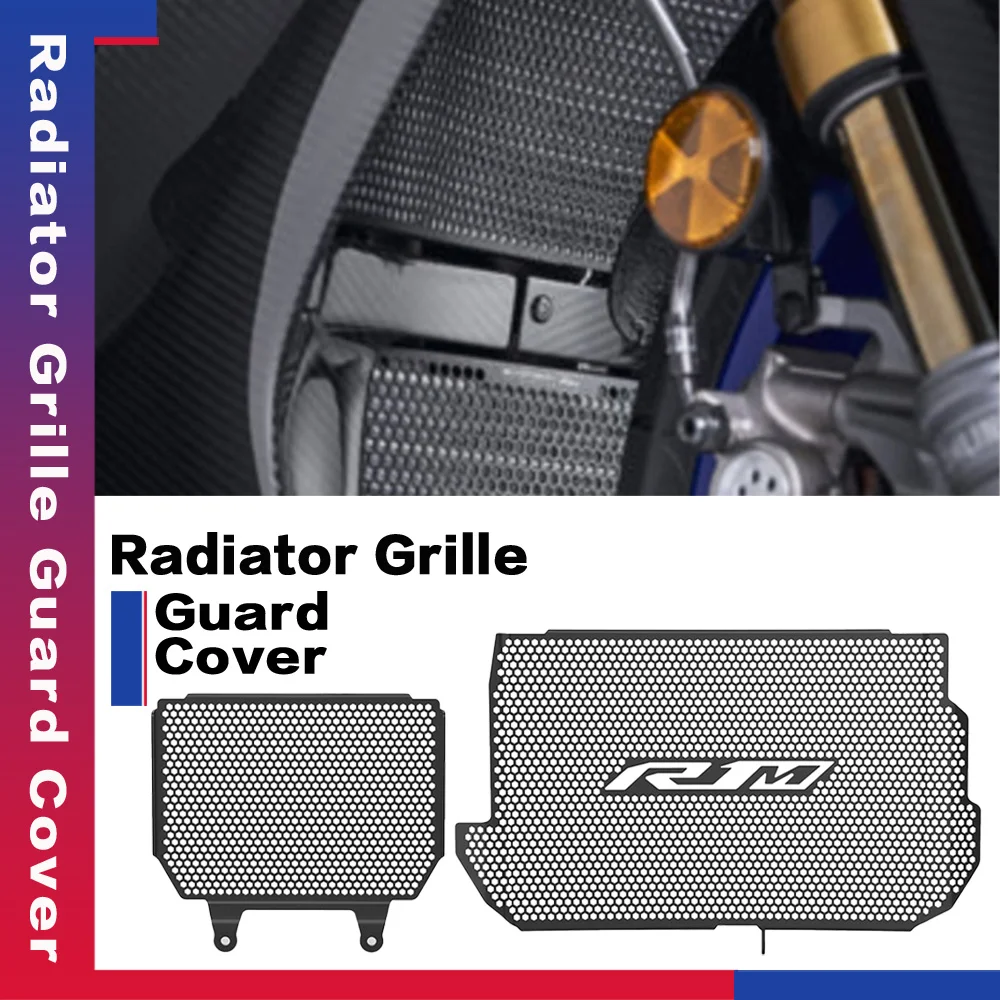 

Moto For Yamaha YZF R1M 2015-2016-2017-2018-2019-2020-2021-2022-2023-2024 Radiator Grille Guard Cover And Oil Cooler Guard Set