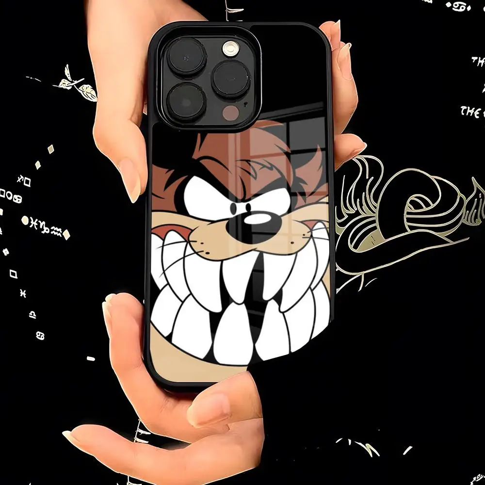 Tasmanian Devil Taz Accessories Phone Case PC+TPU For Iphone 15ProMax 14 11 12 13 Pro Xs Max Mini Xr X 7 8 6 6s Plus Coque