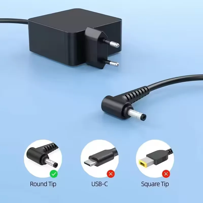 65W 20V 3.25A Laptop Charger Adapted For Lenovo YOGA 710 510-14ISK IDEAPAD 510S-14 XiaoXin 310 Power Supply Adapters view 2