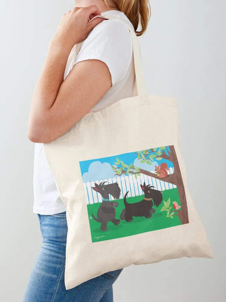 Squirrel Patrol_Copyright ? BonniePortraits on Redbubble.com Tote Bag Customizable tote bag Gift bags Canvas Tote Bag