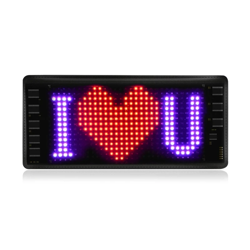 Vibrant LED Emoticon Display for Expression Advertising Panel Flexible Scrolling Animation Display BluetoothAPP AOS