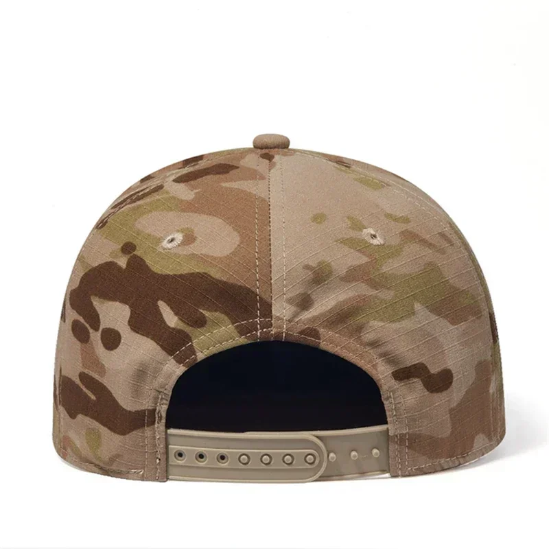 TOHUIYAN kamuflaż snapback bawełniane czapki puste płaskie camo czapki baseballowe taktyczna męska czapka czapka sportowa na świeżym powietrzu dla