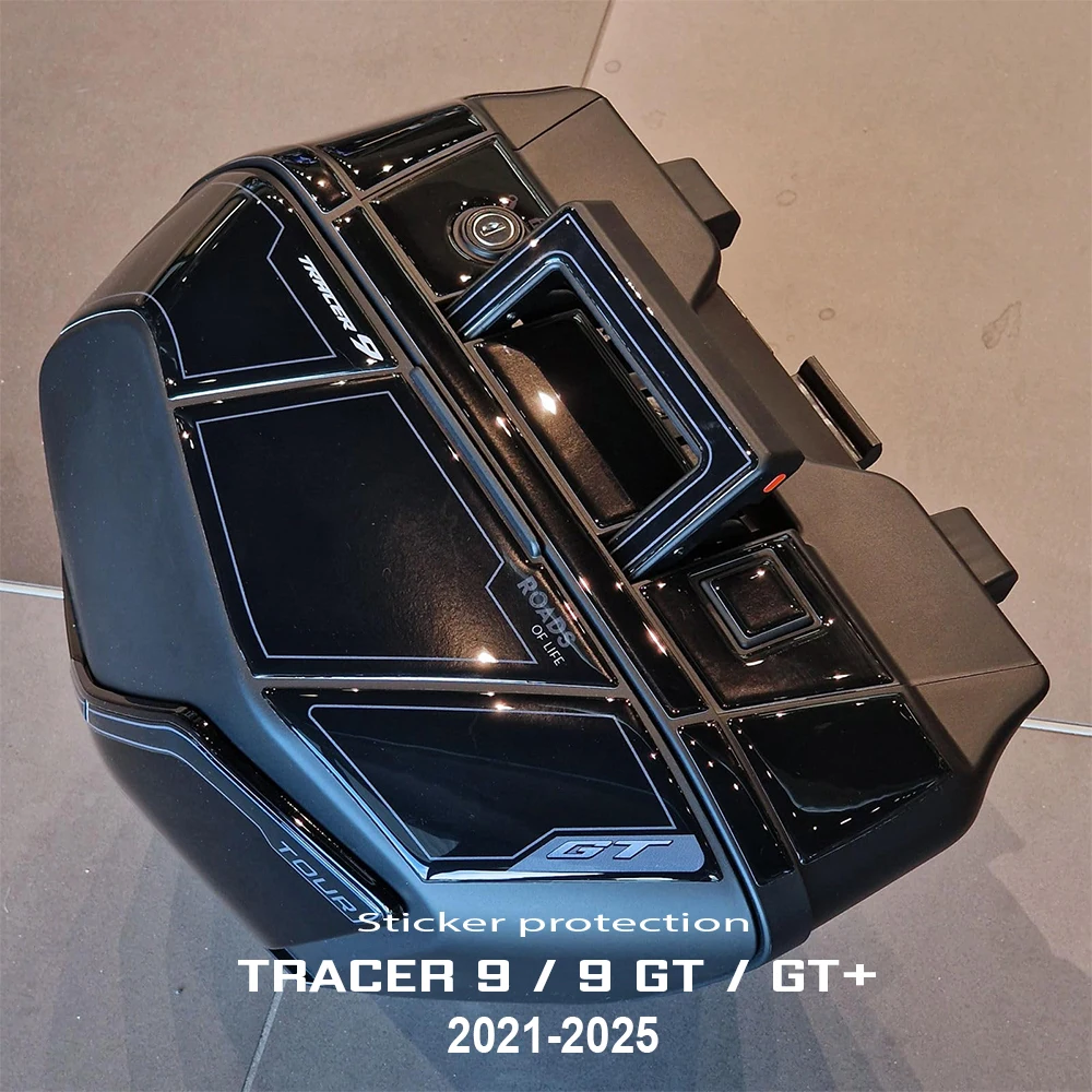 tracer 9 gt plus 2025 Motorcycle Suitcase Decal 3D Resin Sticker Protective Decor Kit For Tracer 9 Tracer 9GT GT+ 2021 2022