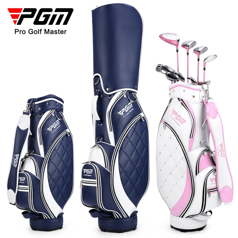 

PGM QB103 Golf Tour Staff Bag Ladies Light Weight Trolley Golf Cart Bag for Women