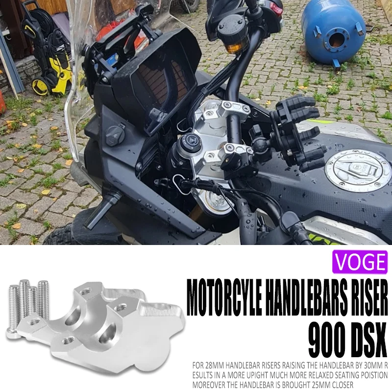 

For Voge 900DSX DSX900 DSX 900 DS900X 2024- New Motorcycle Accessories Handlebar Riser Drag Handle Bar Clamp Extend Adapter Kits