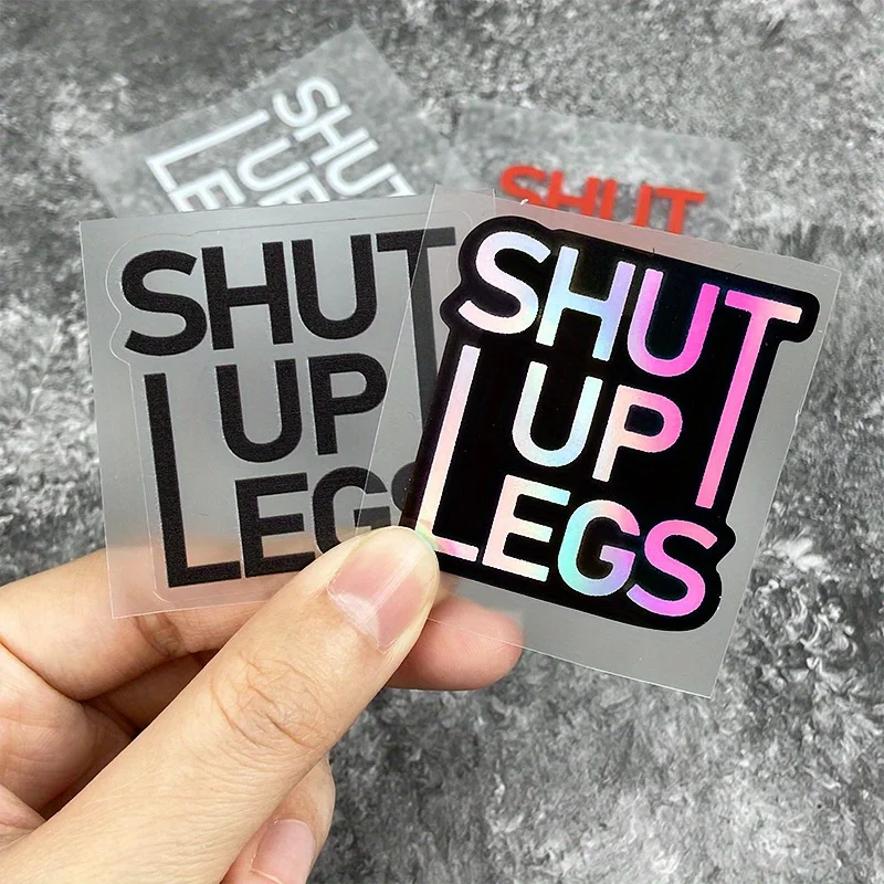 1PC Shut Up Legs Waterproof Vinyl Bicycle Frame Stickers Durable Decals for MTB Road Bike Top Tube Handlebars Outdoor Decor