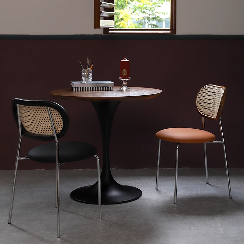 

Furniture for small-sized apartments Ideal for Dining, Coffee Breaks, or Business Negotiations. Handcrafted with Walnut Finish,
