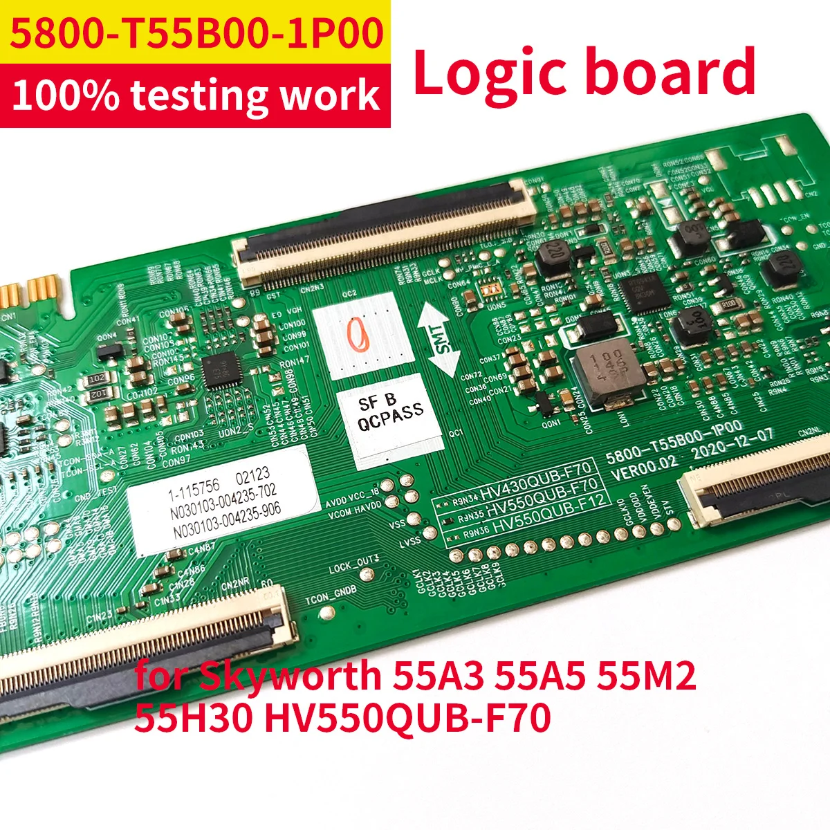 5800-T55B00-1P00 HV550QUB-F70 Logic Board for Skyworth 55