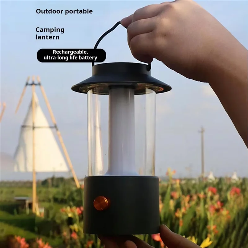 

Dimmable LED Camping Lantern Type-C Rechargeable Lasts Up For Outdoor Adventures A