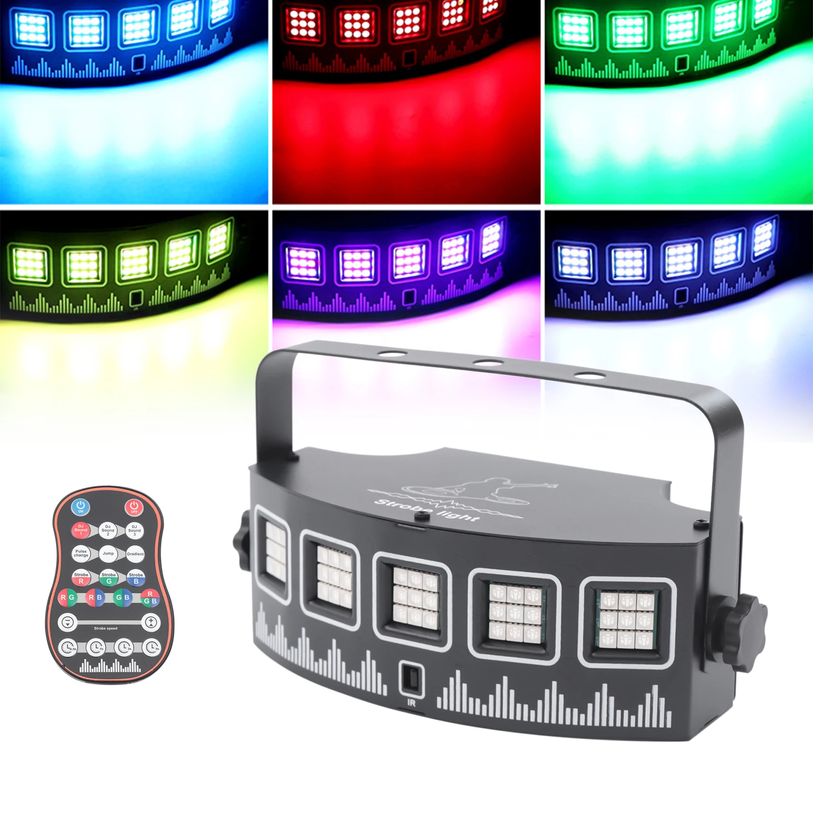 LED Light DJ Projector, Disco Stage Lighting Effect, Spotlight, Festa, Bar, Aniversário