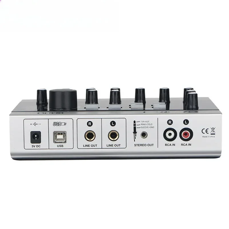 U16K MK3 with DSP effect mobile phone sound card USBK singing shout mic host