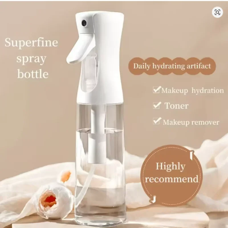 1pcs Transparent High-pressure Spray Bottle Ultra-fine Atomization Continuous Spraying Nano Spray Bottle Portable Spray Bottle