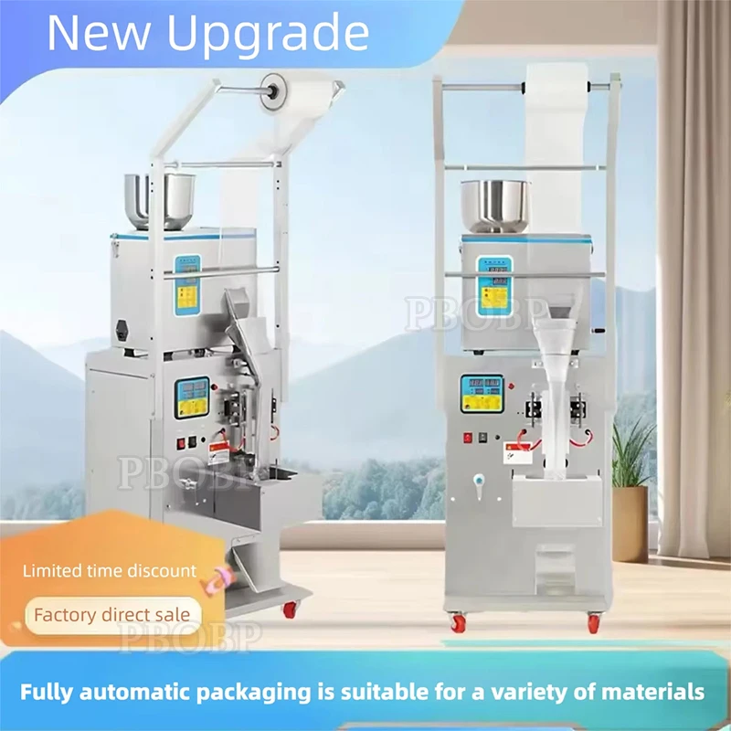 PBOBP Granule Powder Filling Machine 200G 500G Automatic Weighing Machine Medlar Packaging Machine For Tea Bean Seed Particle